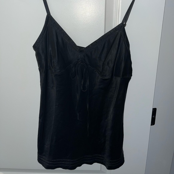 Black tank top. Adjustable straps. XS - Picture 1 of 4